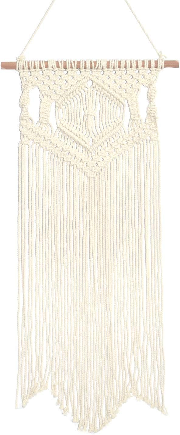 SnZsl Macrame Woven Wall Hanging - Rustic All Organic Wall Ornament - Perfect Interior Design for Home Workplace