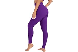 VALANDY High Waisted Leggings for Women Stretch Tummy Control Workout Running Yoga Pants Reg&Plus Size