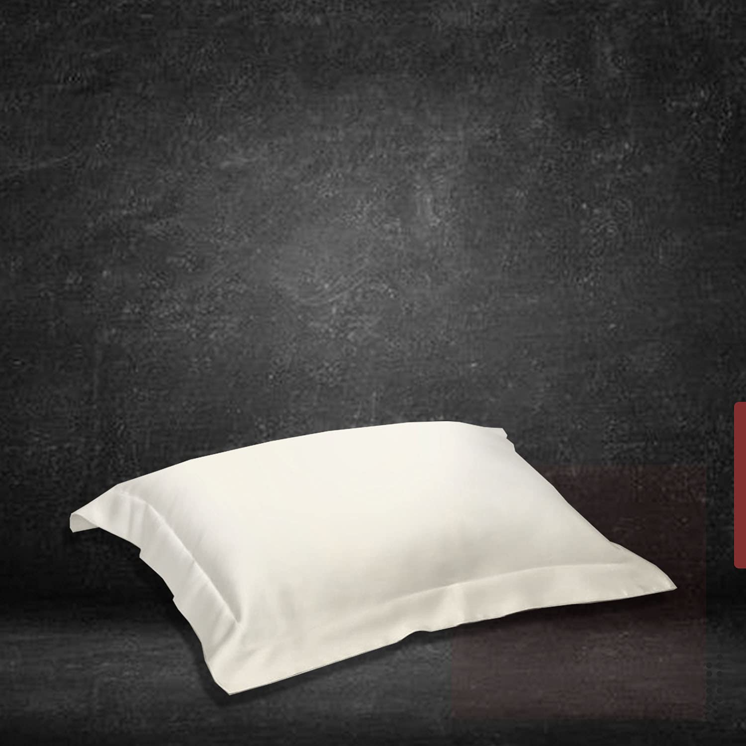 Oxford Pillow Cases 2 Pack- 100% Egyptian Cotton Pillow Cases- 50 x 75 Luxury Bedding Pillow Covers- Cream