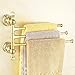 AUSWIND Antique Polished Gold Brass Towel Rack 14.17