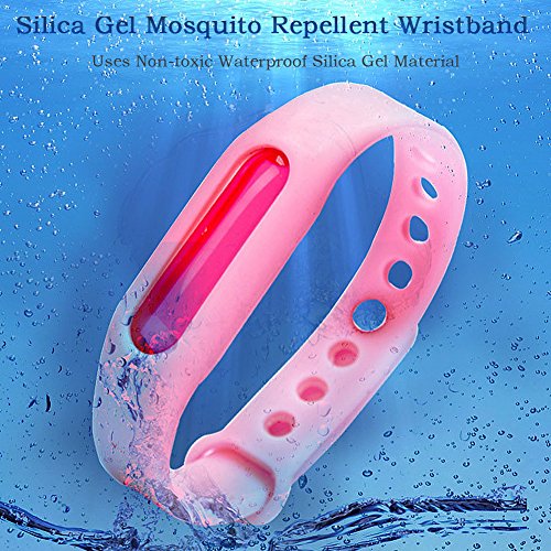 Mosquito Repellent Bracelets, ZALALOVA 6-Packs Natural Deet Free Insect Travel Repellent Wristband Bangle for Kis & Adults Outdoor & Indoor, Barbeque Grilling Against Bugs, Pests with Free replacement