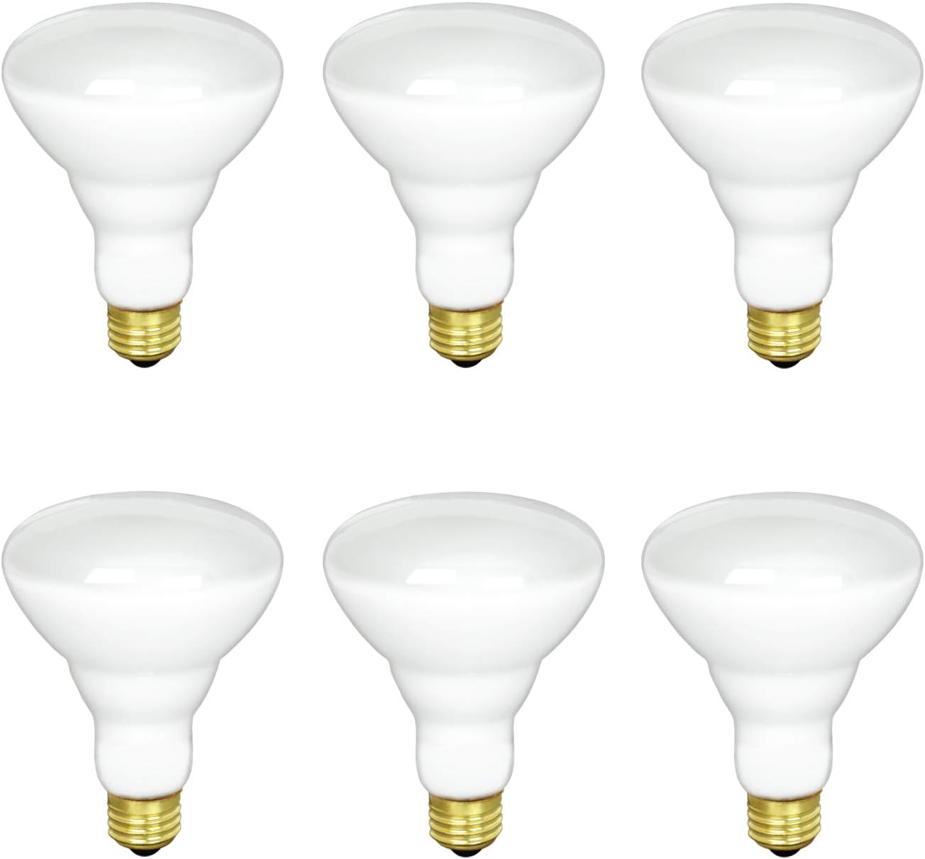 BR30 Incandescent Flood Light Bulb, 65W, 2700K Soft White, 580 Lumens