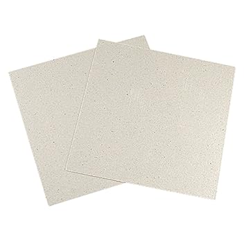 2 Pcs Reemplazo 12 x 12cm Mica Placas para Microonda Horno