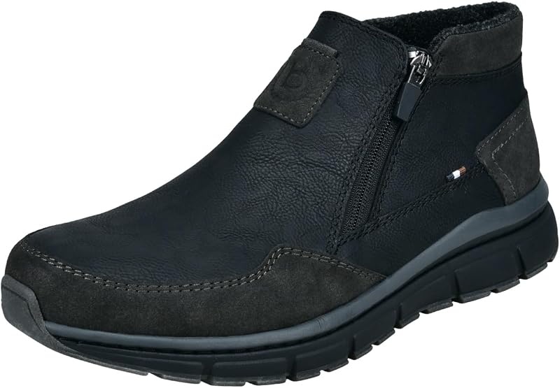 Herren-Slipper-331-AOS62, Black/Dark Grey, 42