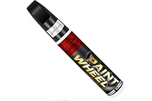 XDOTOAR Black Rim Touch Up Paint, Efficient Alloy Car Wheel Scratch Repair, Seamless Remover Curb Rash, Color Accurate, Long lasting Adhension, Quick Drying, Easy to Use, Two in One, Resists Water, Uv Rays