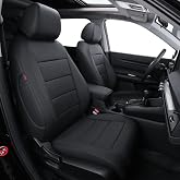 Custom Fit Seat Covers for 2016-2022 Honda HR-V Full Set, Faux Leather | EX/EX-L/LX Trim,1:1 Vehicle Specific,Factory Look,Airbag Compatible, Easy to Clean,Pet Friendly,Scratch-Resistant