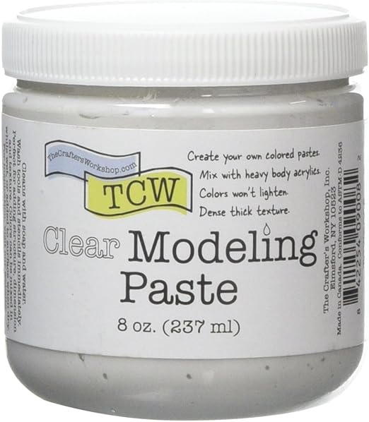The Crafters Modeling Paste 8oz Clear