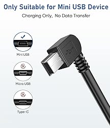 Gonofeto Dash Cam Charger Cable,(3Ft 18AWG) USB C