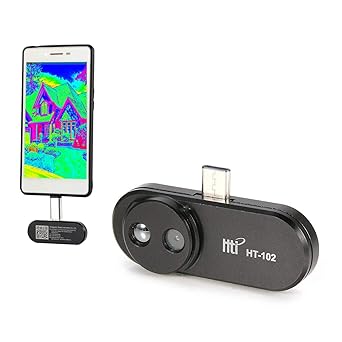 Amazon Hionyar 赤外線サーマルカメラおよび可視光カメラ 携帯サーマルイメージング 超高性能 携帯型サーモグラフィーカメラ 赤外線熱画像 温度範囲 300 C シンプルで実用 温度センサー 産業 研究開発用品 通販