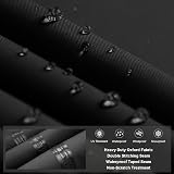 Dokon Square Garden Furniture Cover 90x90x90cm Waterproof Oxford Black view 3