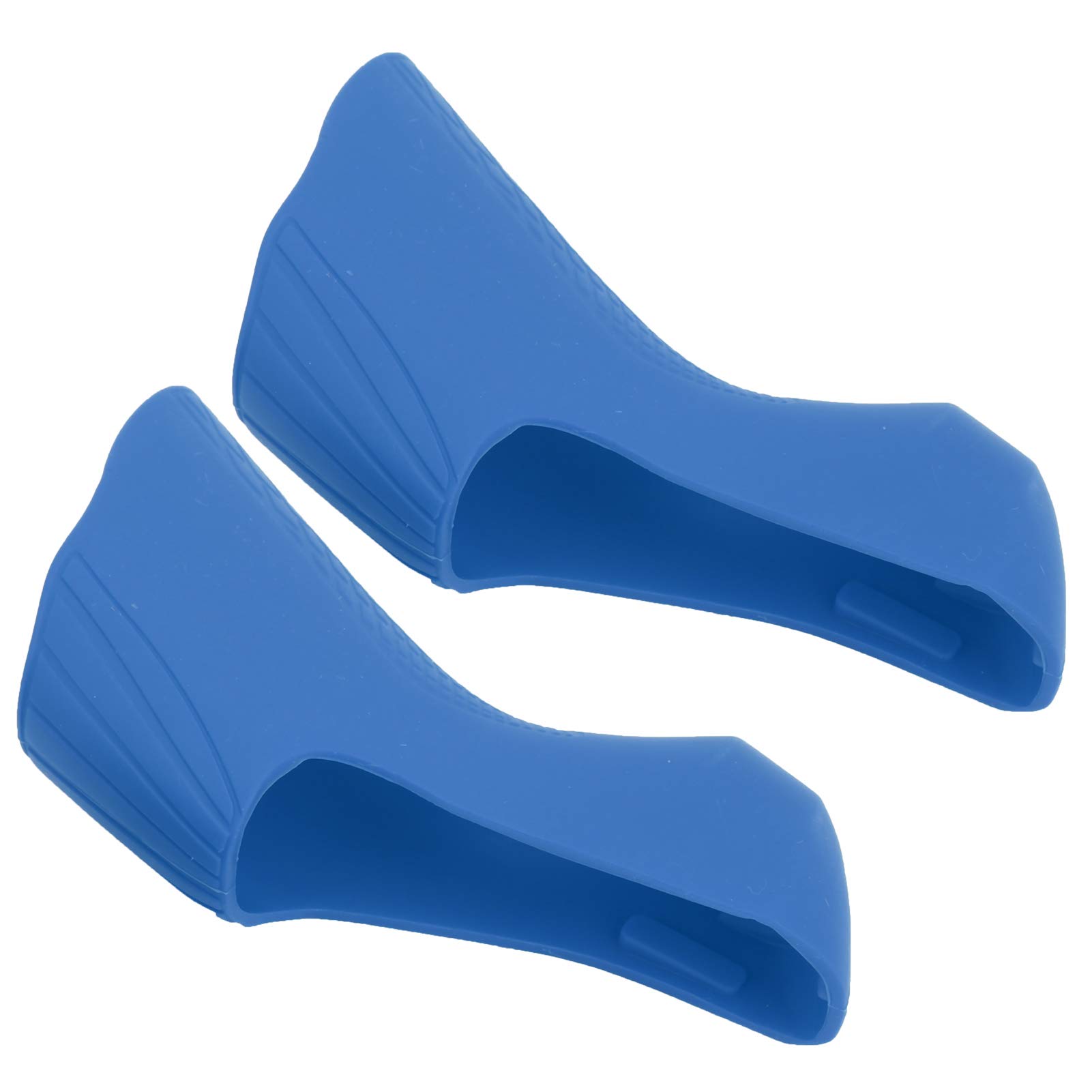 Alomejor Bike Handlebar Grip Cover Bike Brake Lever Hoods Road Bicycle Shifters Silicone Cover for R7000 R8000 (Blue)