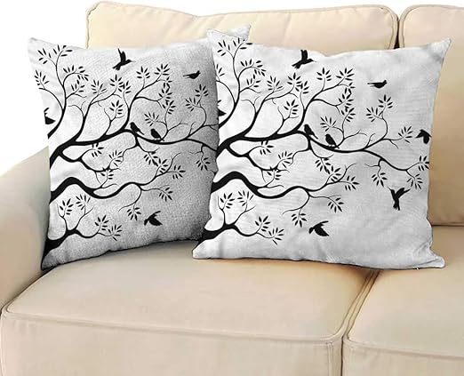 Amazon Com Ediyuneth Decorative Pillowcase Throw Pillow Birds