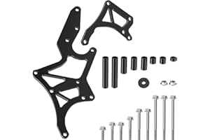 LS Engine Serpentine Alternator Bracket - Endxedo Power Steering Pump Swap Conversion Bracket for Chevrolet LS1 LS2 LS3 LS6 LS7 Engines, 4.8L, 5.3L, 6.0L, 6.2L Truck & SUV Engines (Black)