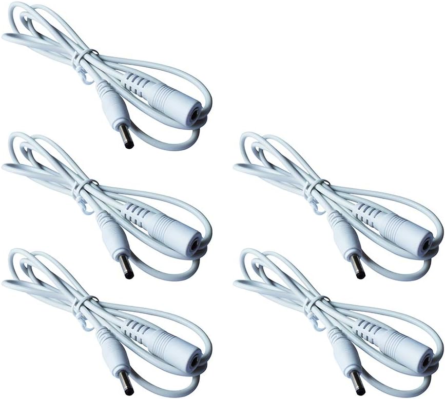 LAMPAOUS Extension Cable Male to Female for LED Under