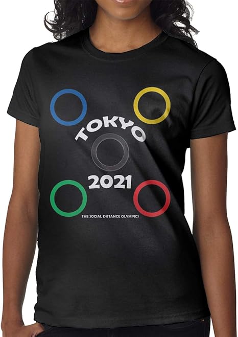Amazon.com: JOROSEEShirley K 2021 Japan Olympic Casual Fashion Women's Combed Short-Sleeved T ...