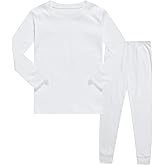 Family Feeling Kids & Toddler Boys Pajamas 2 Piece Pjs Set 100% Cotton Sleepwear