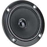 Full Range Speaker, 3-inch 4Ohm 20W Full Frequency Audio Dual Magnetic Speakers Tweeter Horn Multimedia Loudspeaker for Indoor Outdoor Car Auto Vehicle