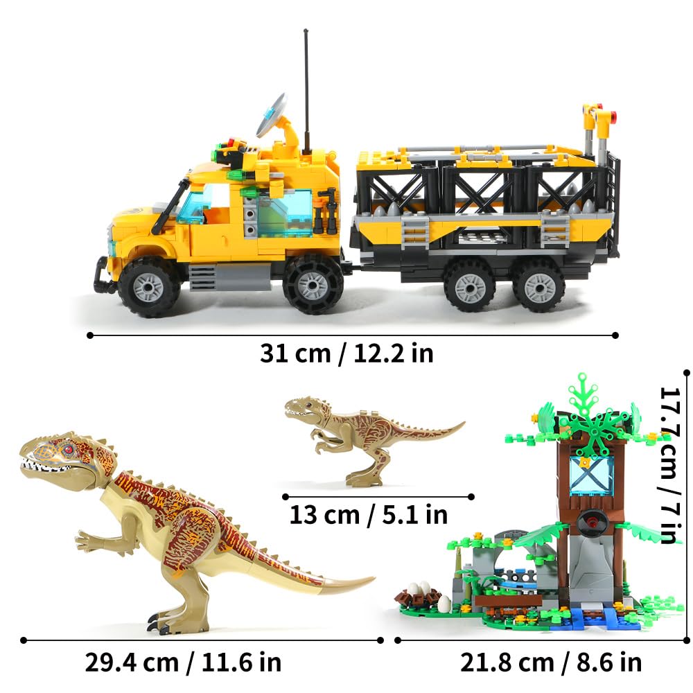 Mesiondy Dinosaurs Building Blocks Set, Dinosaur Toys for Age 8-14 Years,Dinosaur Park World, Birthday Gifts for Boys and Girls (546 Pcs)...