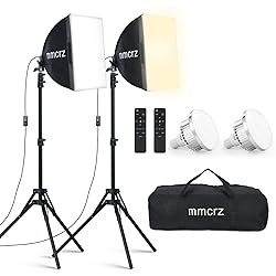 mmcrz 2Pack Professional Softbox Lighting