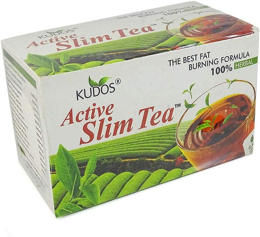 KUDOS ACTIVE SLIM TEA 30 TEA BAGS (POF 2) FOR WEIGHT MANAGEMENT