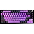 EPOMAKER TH80 SE Gasket 75% Mechanical Keyboard, NKRO Hot Swappable RGB 2.4Ghz/ Bluetooth 5.0/ Wired Gaming Keyboard with Poron/EVA Foam, 4000mah Battery (Black Purple, Bluebird Switch)