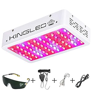 King Plus 600W LED élève un spectre complet de lumière pour les plantes d'intérieur végétales et végétales