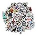 Halloween Sticker Gumind Sugar Skull Stickers Pack 100 PCS Include Zombie Skeleton And Ghost Pattern For Laptop,Car,Motorcycle,Bicycle,Luggage,Graffiti,Skateboard Sticker Hippie Decals Bomb Waterproof