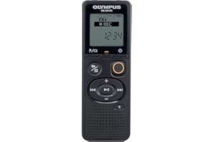 Olympus VN-541PC Series Digital Voice Recorder, Black