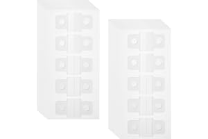 XLIUAX 300 PCS Small Hole Reinforcement Stickers, Clear Binder Sheet Converter Stickers, Self-Adhesive Loose-Leaf Binder Refill Insert Index Tabs for DIY Planner Scrapbooking Album Refills Sticker