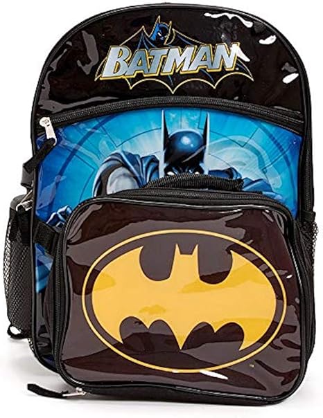 batman backpack and lunchbox