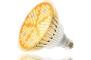 FLOWLAMP 100W LED Grow Light Bulb, Full Spectrum 150 LED Grow Light Bulb for Indoor Plants, E26 E27 Base Grow Light Bulbs,160 Degree Plant Grow Lamp for Flower Hydroponic Seed Organic Growing Greenhouse Plant