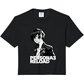 Persona 3 Reload Protagonist Status Screen Image (Dk) ATLUS Comfort Colors Crop Top