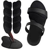 ZBLGO Metatarsal Pads for Women, Anti-Sliding, Ball of Foot Cushions, High Heel Inserts Black 4apirs