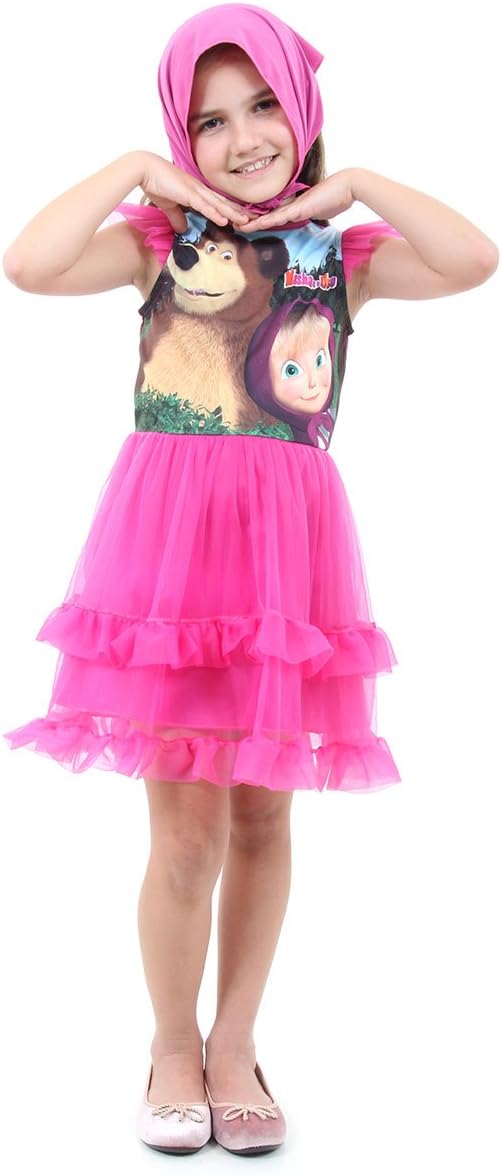 Fantasias Masha Faces Luxo Infantil