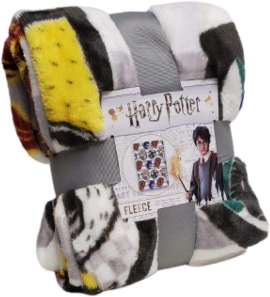 Literie Enfants Cuisine Et Maison Couverture Super Douce Motif Raye Gris Et Blanc Parfait Pour Nimporte Quelle Chambre Couverture Polaire Officielle Harry Potter Mant Vn