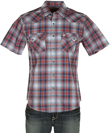 wrangler short sleeve pearl snap shirts