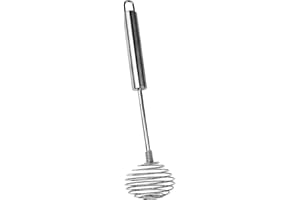 Fox Run Stainless Steel Kitchen Whisk, 10" Spiral Spring Whisk
