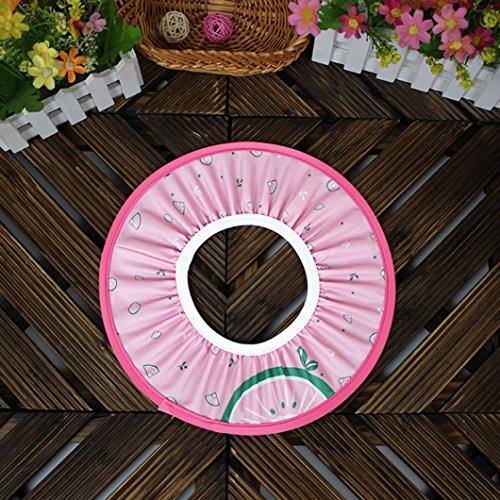 AMA(TM) Shampoo Shower Bath Hair Wash Protection Cap Soft Flexible Hat for Toddler,Baby,Kids,Child (Pink)