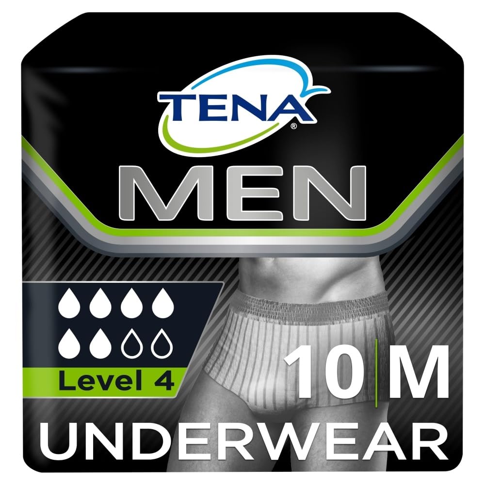 TENA for Men Premium Fit Level 4 - S/M Pack of 10