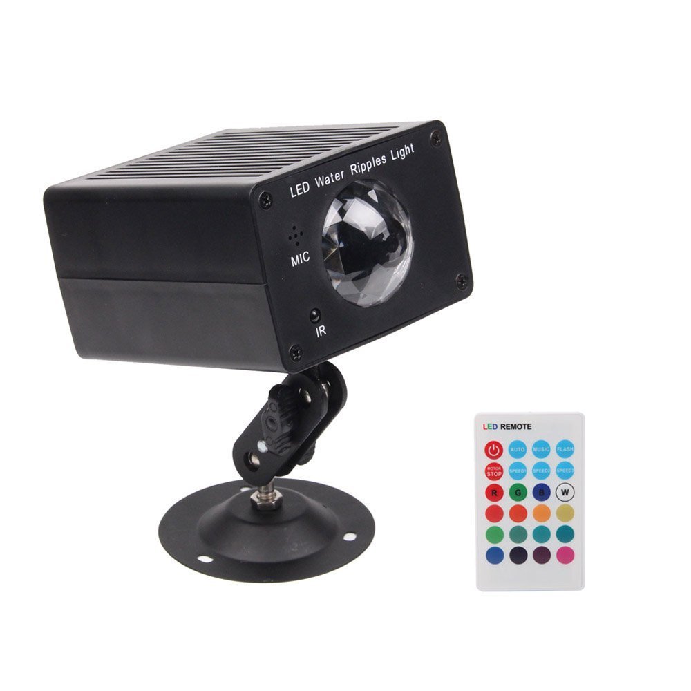 StarLight Water Ripple Effect Light Projector with 16 Colors, 3 Modes