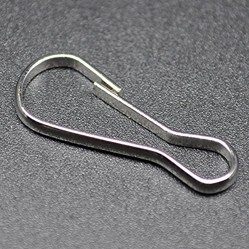 20 X Pet/Rat Hammock Clips Hooks Metal Clasp Stainless Steel Lanyard Cage Accessories (22mm)