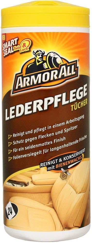 Armor All 39020L Leather Care Cloths 20 Piece, Varios, 24 count (Pack of 1)