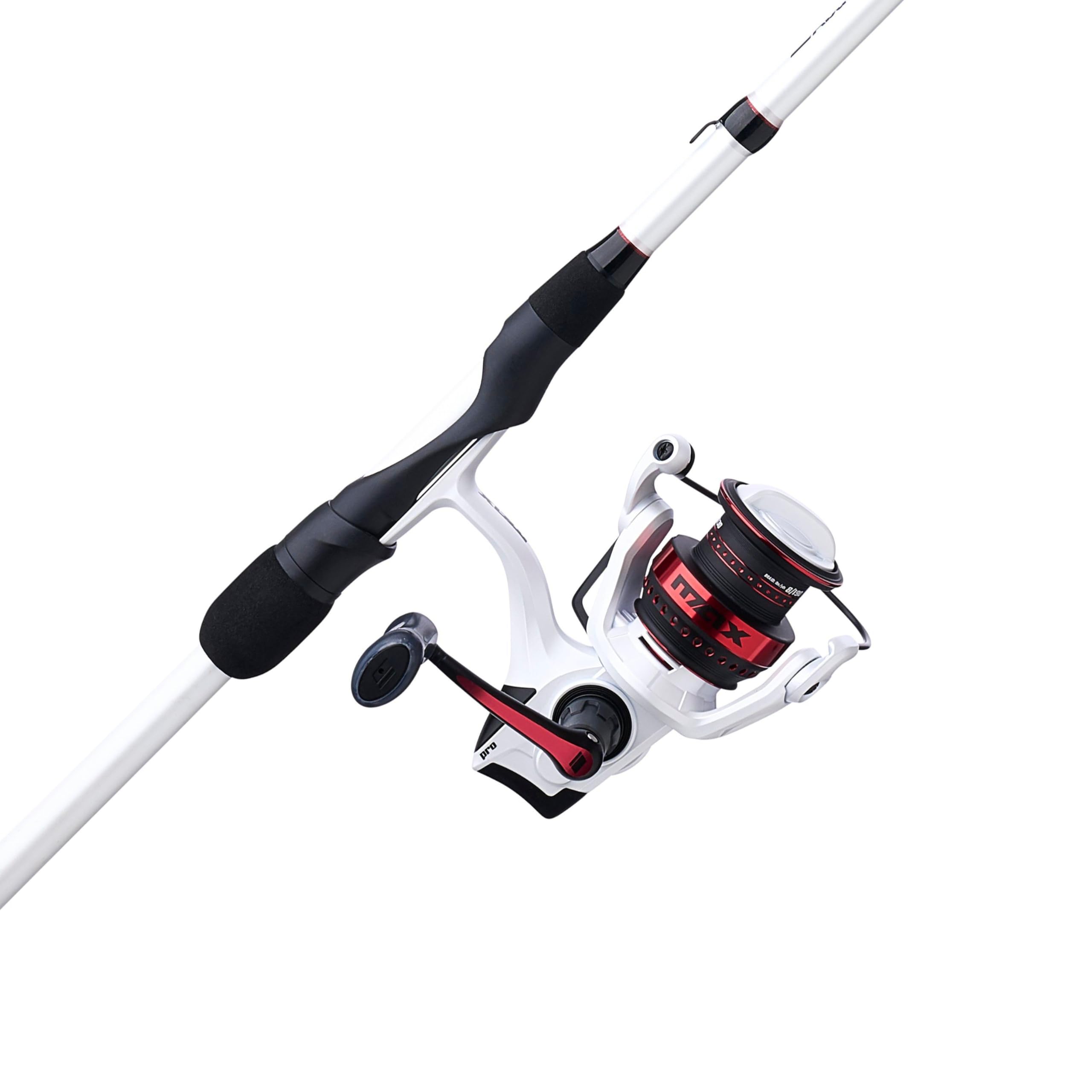 Photo 1 of ***SELLING FOR PARTS*** Abu Garcia 6'10" Max Pro Spinning Reel and Fishing Rod Combo, Size 2500 Reel, 8 Stainless Steel Ball Bearings, Carbon Matrix Drag System, 24/30 Ton Graphite Rod Blank