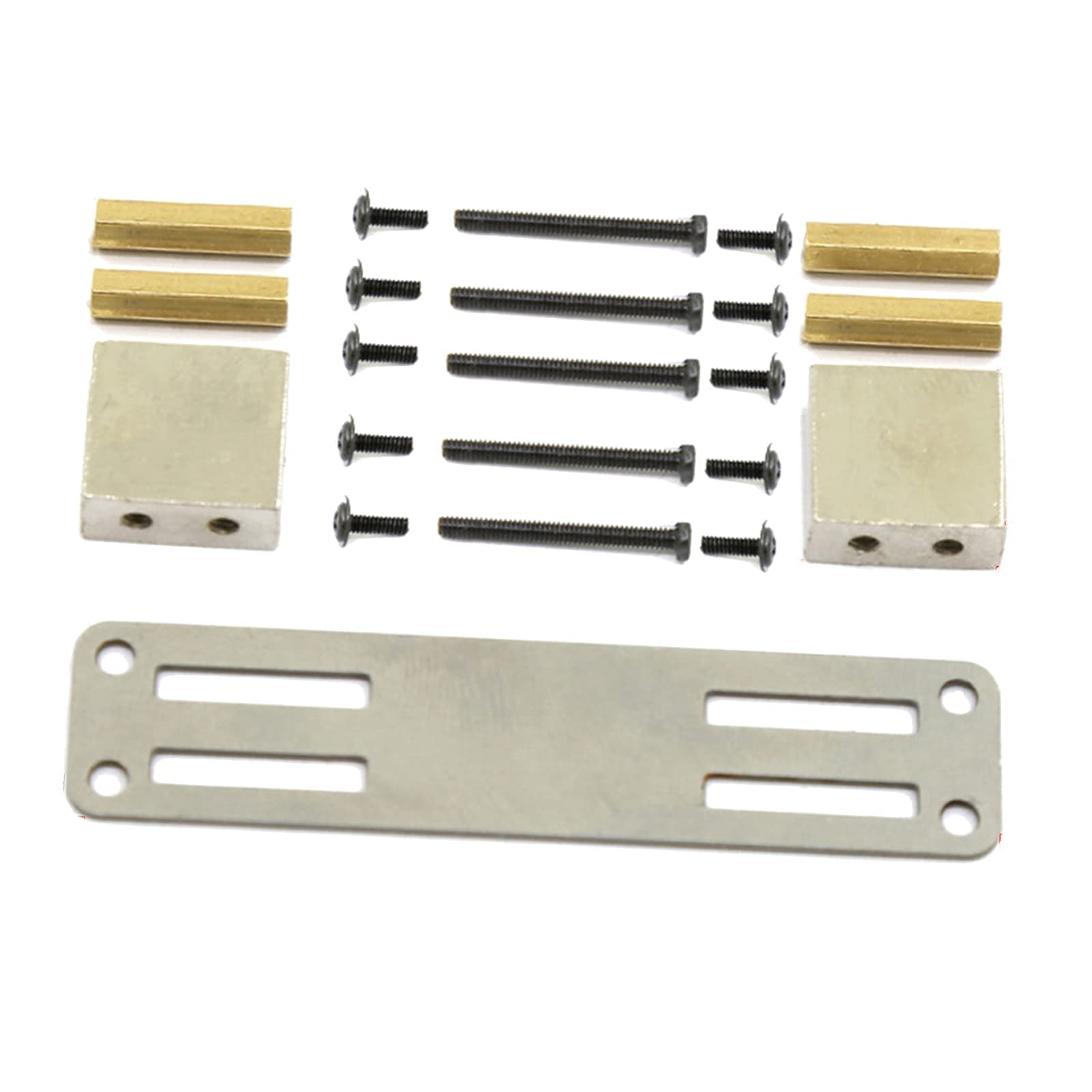 zalati Servo Holder Stand Fixed Bracket Metal with Screw for Steering Servo of MN/WPL RC Car