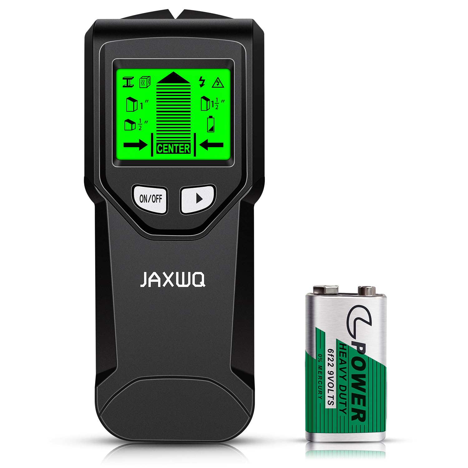 Photo 1 of Stud Finder Wall Scanner - 5 in 1 Stud Finder Tool w/Smart Chip and HD LCD Display, Stud Detector Beam Finders for the Center and Edge of Wood AC Wire Metal Studs Joist Pipe (Charcoal)