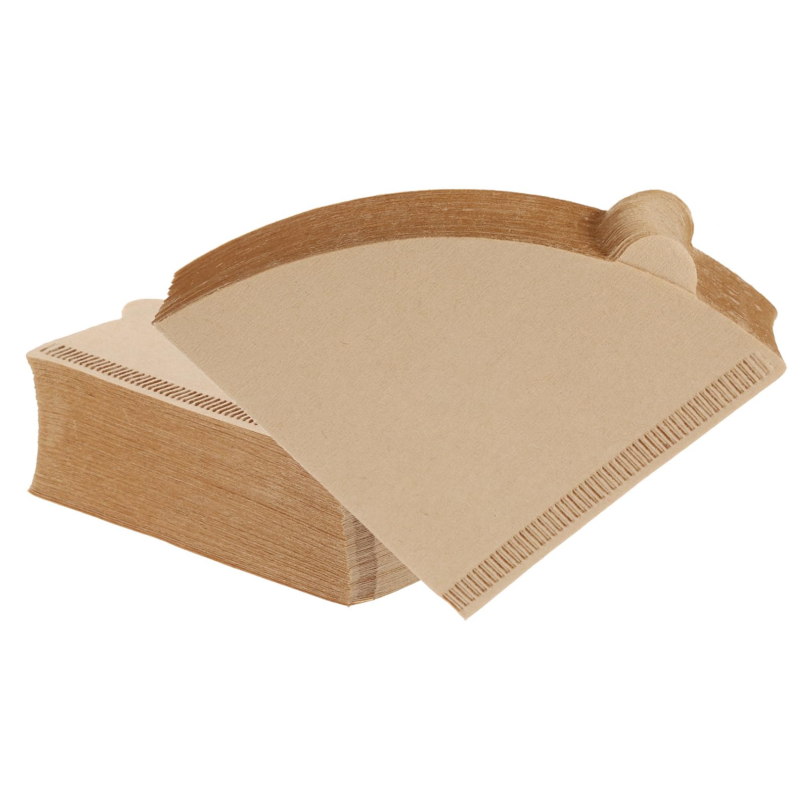 uxcell 100 Count Size V01 Cone Coffee Filters, Disposable Paper Percolator Coffee Filters Natural Unbleached Wood Fiber,Suitable for Pour Over Coffee Filter Drip Coffee Maker Brown