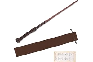 EnchantZone Magic Wizard Wand Resin Witch Sorcerer Wands for Kids Cosplay Party Halloween Costume Accessories, Trunk