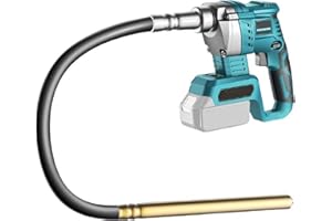 Focket Electric Concrete Vibrator, 600W 6000RPM Portable Handheld Concrete Vibrating Tool with Flexible Shaft, Cement Vibrara