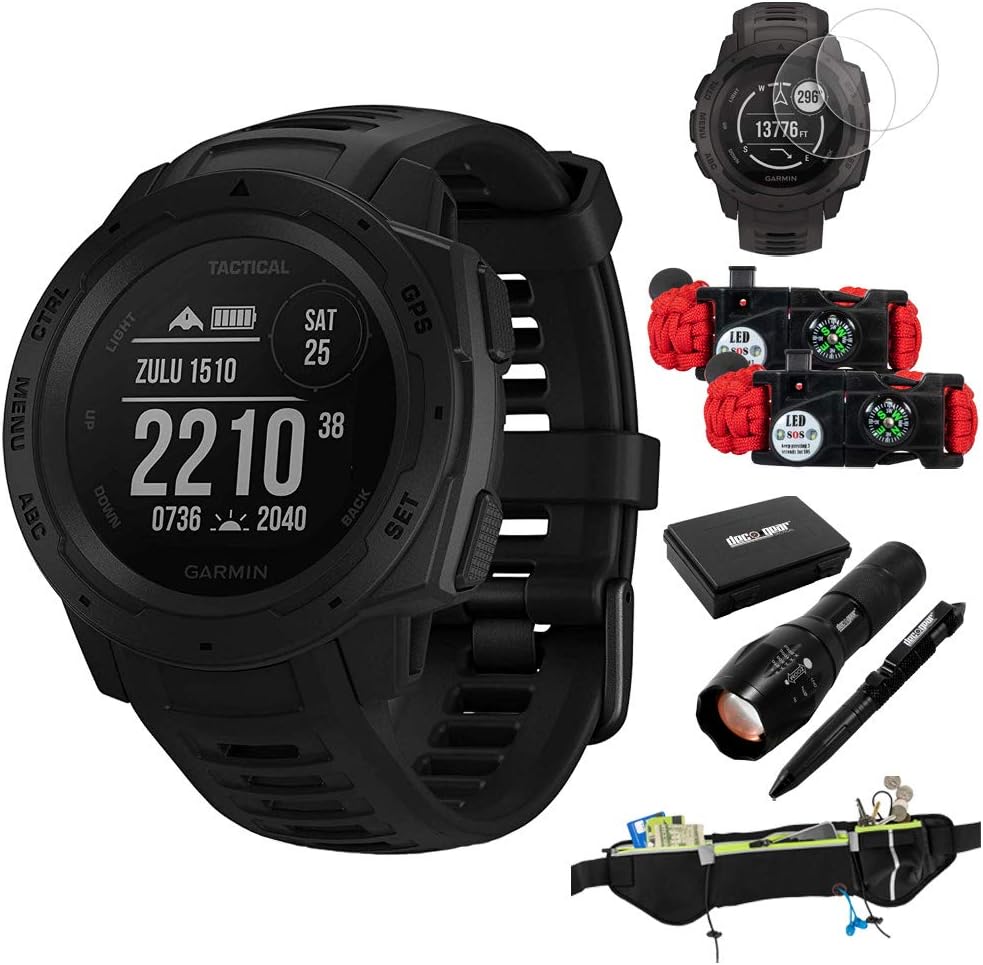 Amazon.com: Garmin Instinct Tactical Outdoor GPS Smart Watch ...