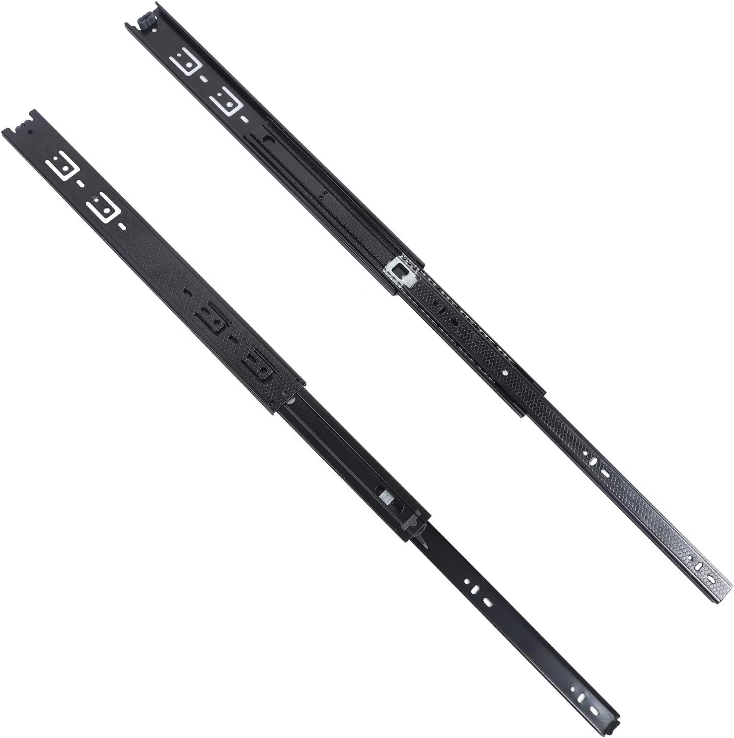 2 PCS Heavy Duty Ball Bearing Slides KINJOEK 12 Inch Keyboard Slide